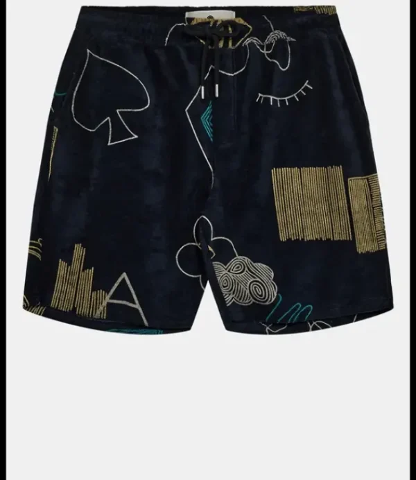 Heren ANERKJENDT AKLT Jan Frotte AOP Shorts 901599 Sky Captain