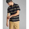 Heren ANERKJENDT AKRALF POLO STRIPE SKY CAPTAIN 900139