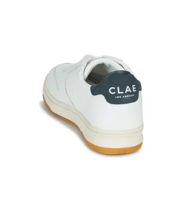 Heren CLAE heren sneaker milled leather navy CL20AMA03 white