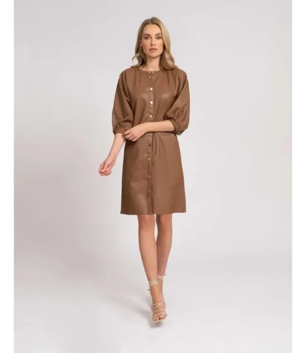 DAMES FIFTH HOUSE Maura dress FH 5-201 2104 latte