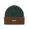 Heren FORET F905 Fir Beanie Dark Green Rubber