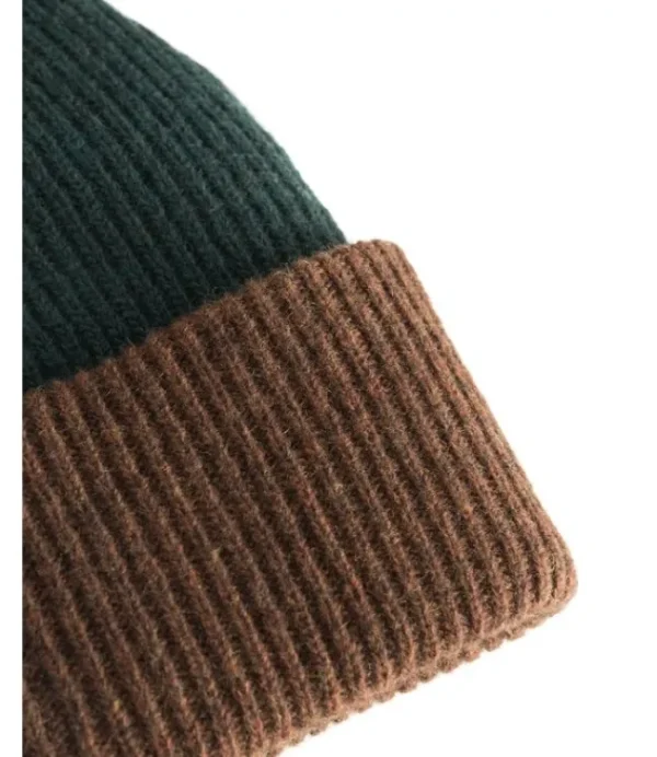 Heren FORET F905 Fir Beanie Dark Green Rubber