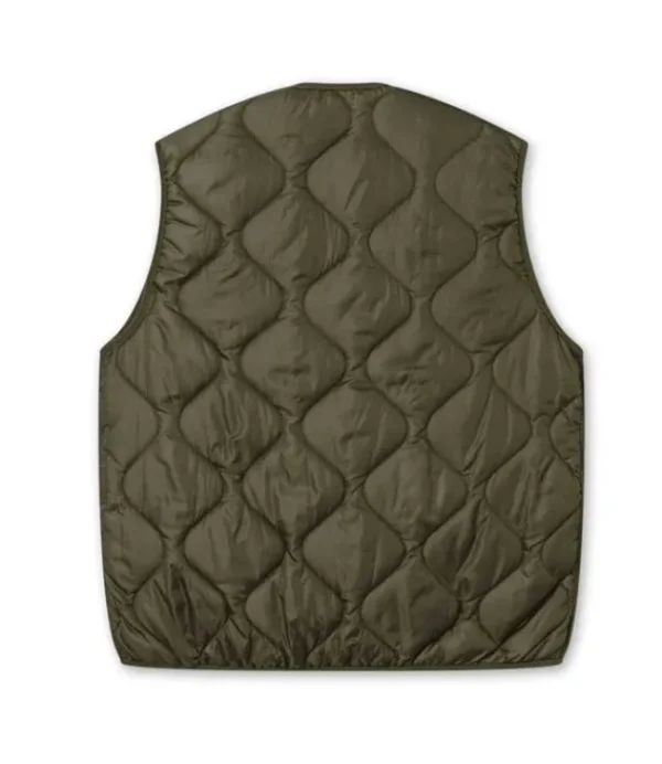 Heren FORET fresh Reversible linner vest Army/olive