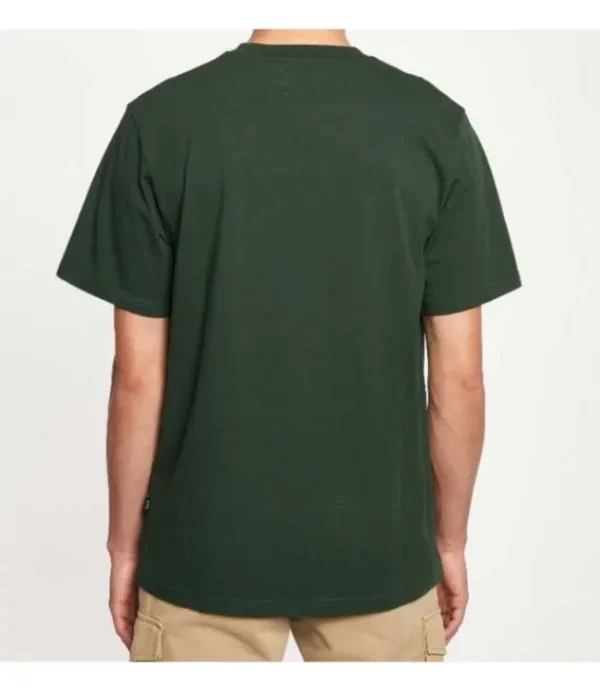 Heren FORET go t-shirt F356 DKGREEN/CAMEL