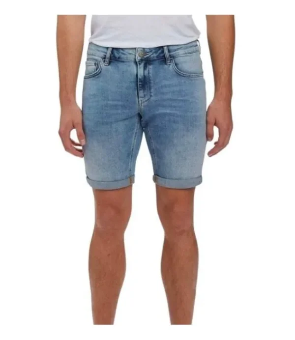 Heren GABBA Hop Light Shorts 10474 Lt. Blue Denim