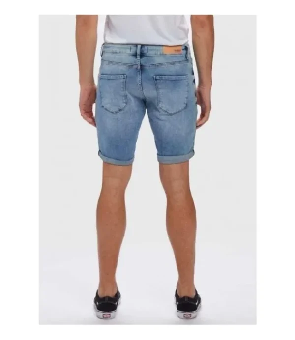 Heren GABBA Hop Light Shorts 10474 Lt. Blue Denim