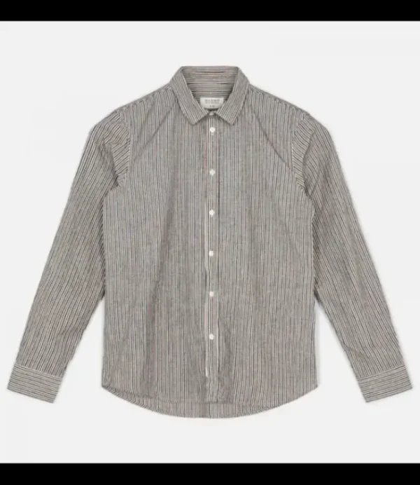 Heren GABBA York double stripes LS shirt P010105 Multi stripe