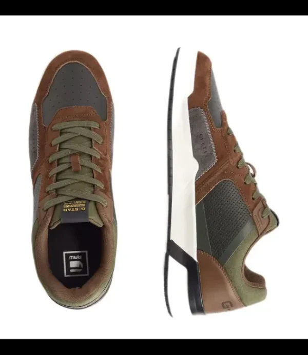 Heren G-STAR D25755-01-C903 carrick cup low M olive/taupe 3171