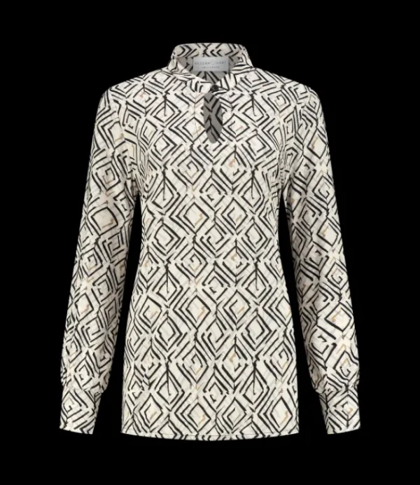 DAMES HELENA HART 7470 top just print Gio sand