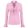 DAMES HELENA HART 7257 Blouse Ruche Rose