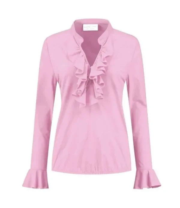 DAMES HELENA HART 7257 Blouse Ruche Rose