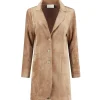 DAMES HELENA HART 7323 Blazer Velvet Lang Camel