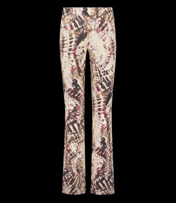 DAMES HELENA HART Broek Flair Print Splash 7308 Wine