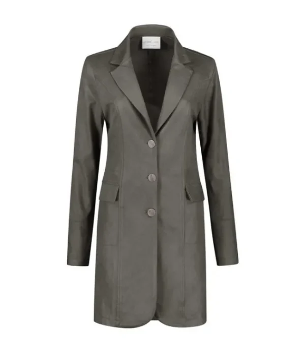 DAMES HELENA HART blazer rider lang 7151 groen