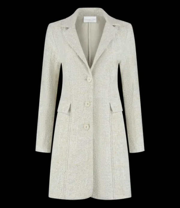 DAMES HELENA HART Blazer Tuxy Lux Lang 7536 Naturel