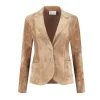 DAMES HELENA HART blazer velvet kort 7324 camel