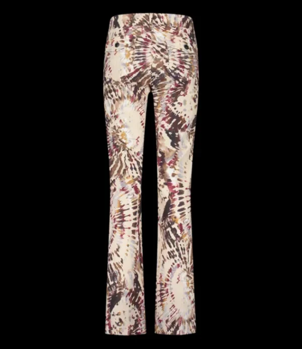 DAMES HELENA HART Broek Flair Print Splash 7308 Wine