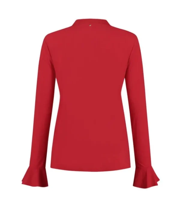 DAMES HELENA HART Blouse Ruche 7257 Rood