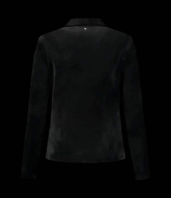 DAMES HELENA HART Blazer Velour Kort 7446 Black