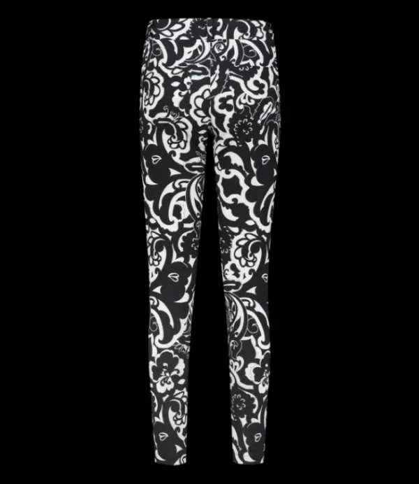 DAMES HELENA HART broek print 7413fio Fiore zwart/wit