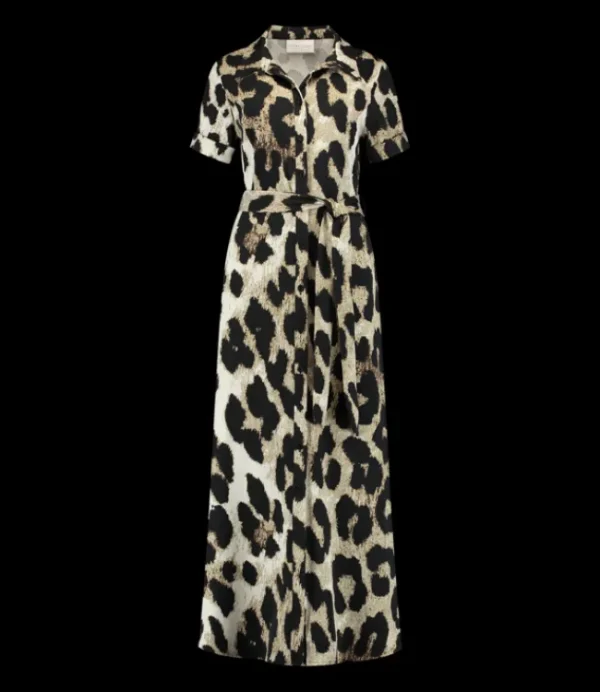 DAMES HELENA HART 7595LEOP Jurk Yvette Print Leopard