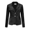 DAMES HELENA HART velvet blazer kort 7324 zwart