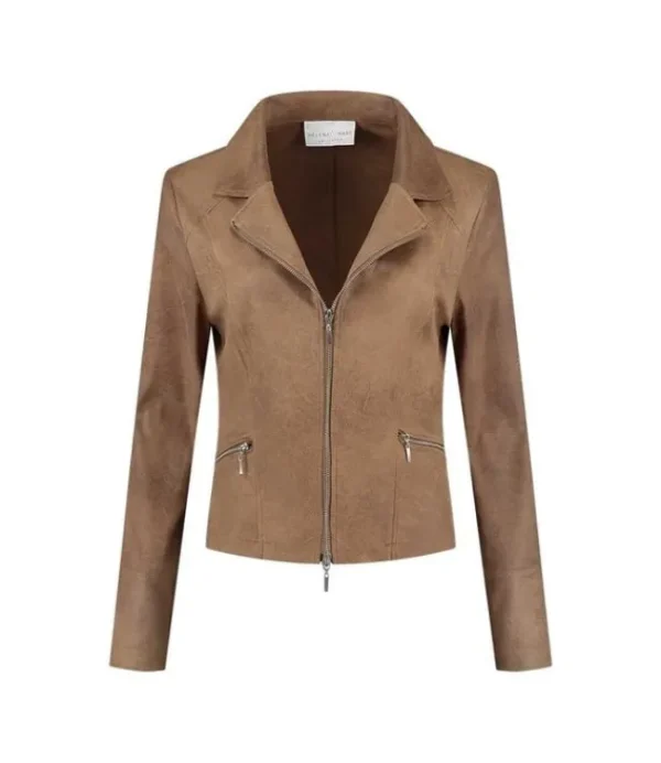 DAMES HELENA HART zipper biker 7288 camel