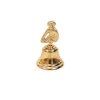 HOUSE VITAMIN Housevitamin HV Monkey Butler Bell Gold w6x6x10cm