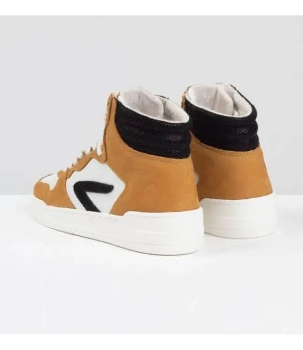 DAMES HUB Court Z high L70 W6002L70 off white/Nero/Camel/Yvory