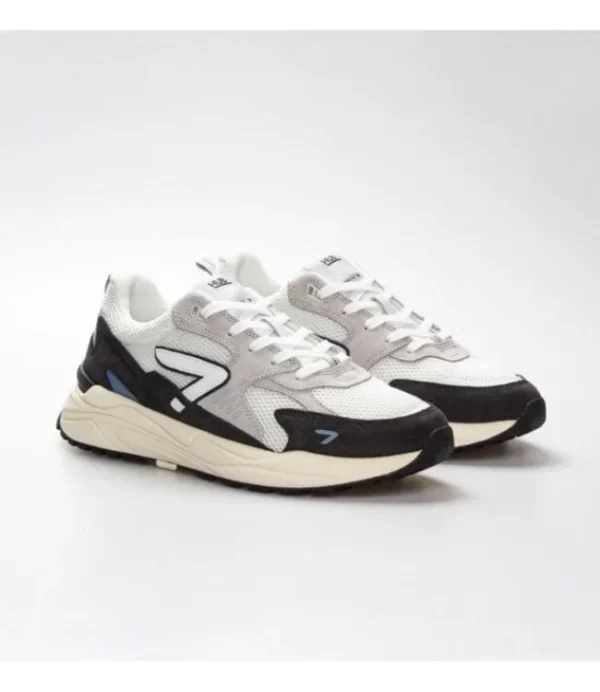 Heren HUB Footwear grid S48 white navy M6702S48