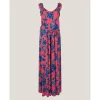 DAMES JANSEN AMSTERDAM Fadi vbl542 long dress pink/blue