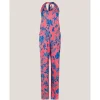 DAMES JANSEN AMSTERDAM Fidela vbl452 jersey printen jumpsuit pink/blue