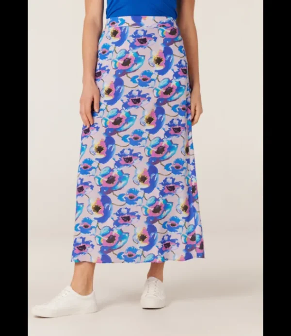 DAMES JANSEN AMSTERDAM Larissa pf658 printed long skirt