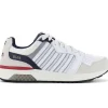 Heren De Ridder schoenen K swiss Mens 08533-143-M Vntg Wht/Navy/Smba