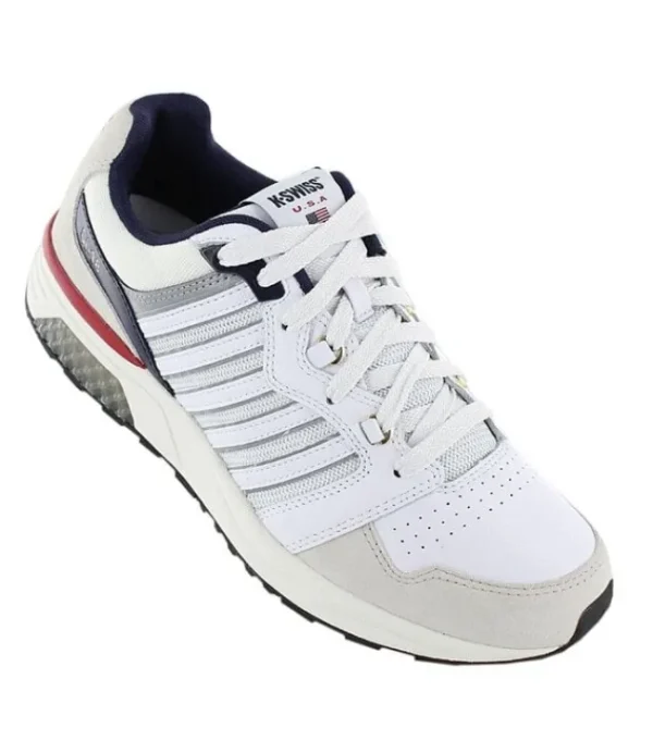 Heren De Ridder schoenen K swiss Mens 08533-143-M Vntg Wht/Navy/Smba