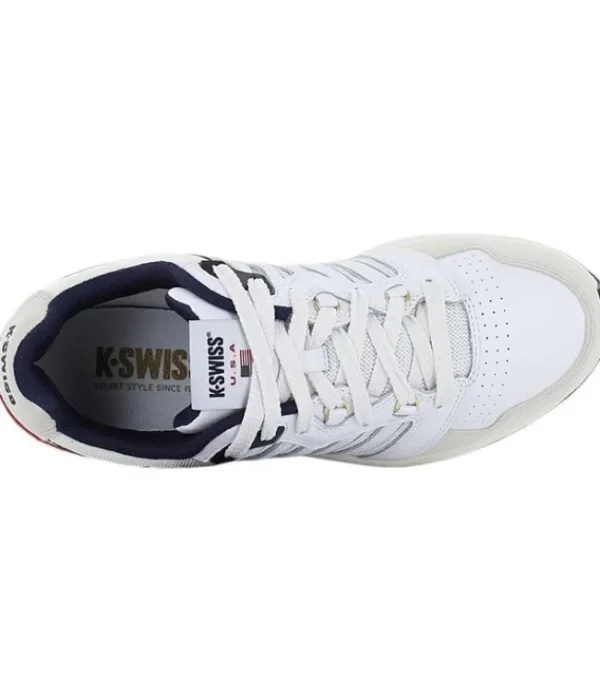 Heren De Ridder schoenen K swiss Mens 08533-143-M Vntg Wht/Navy/Smba