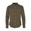 Heren KRONSTADT johan linen shirt army KS3000