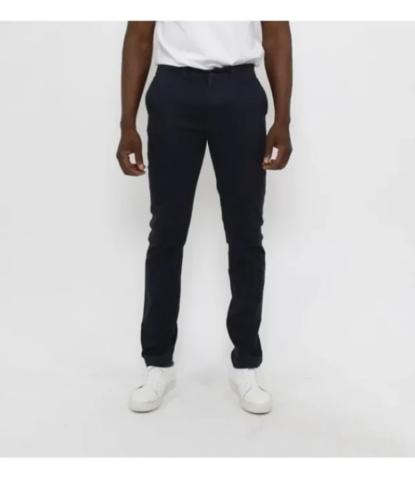 Heren KRONSTADT KS3349 daniel twill chinos navy