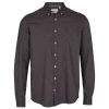 Heren KRONSTADT KS342 Johan Diego Cotton shirt Dark grey