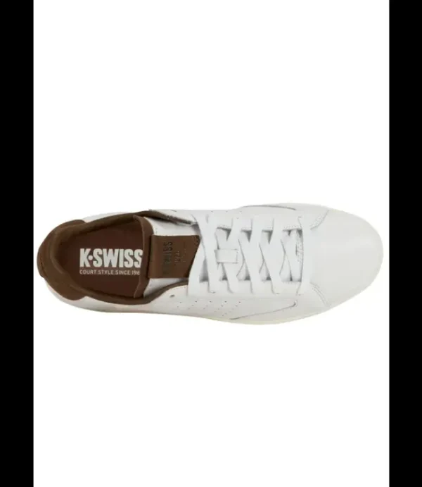 Heren De Ridder schoenen K-Swiss 07263-902 Lozan Klub Wht/Teak