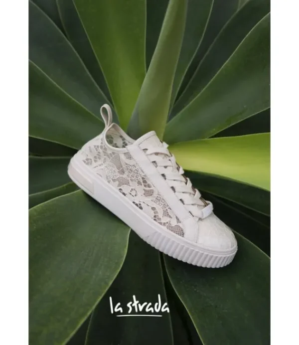 DAMES La Strada 2101474-4005 ofwhite lace