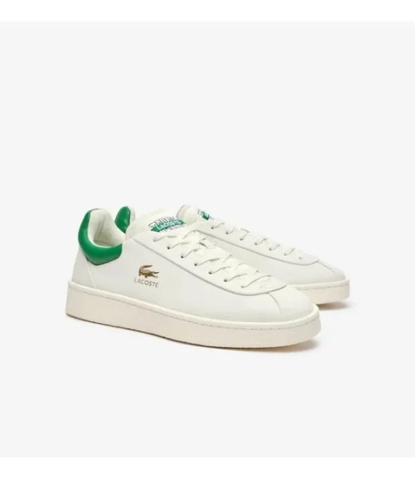 Heren De Ridder schoenen Lacoste 747SMA0040082 baseshot PRM 124 1 SMA wht/grn 3161