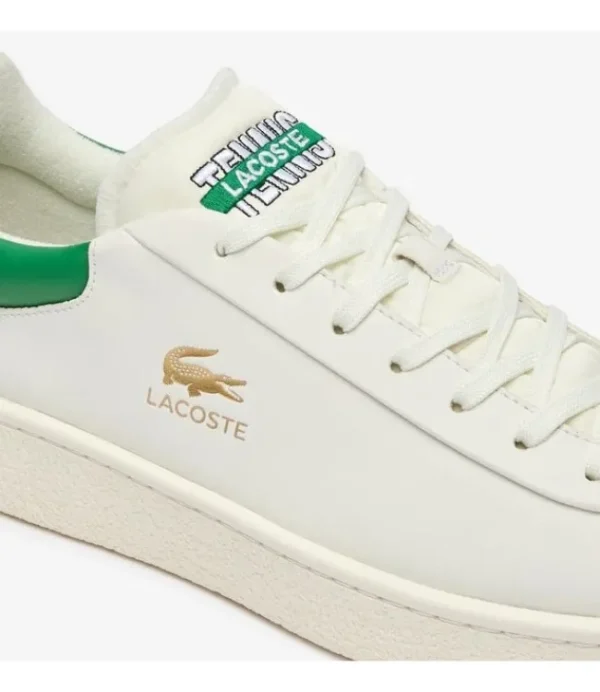 Heren De Ridder schoenen Lacoste 747SMA0040082 baseshot PRM 124 1 SMA wht/grn 3161