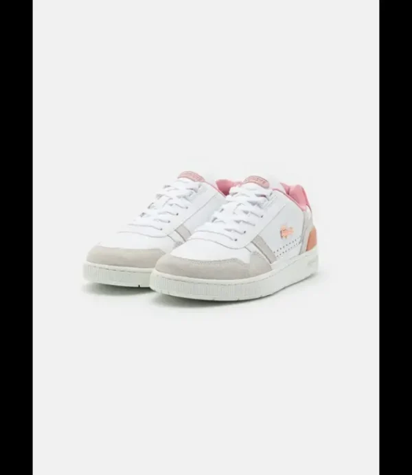 DAMES De Ridder schoenen Lacoste T-Clip 124 6 sfa white pink