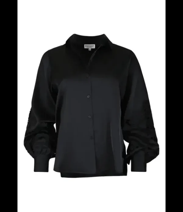 DAMES MAICAZZ Blouse Lilo WI24.20.303 Black