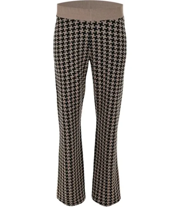 DAMES MAICAZZ essara broek houndtooth black fa2330278