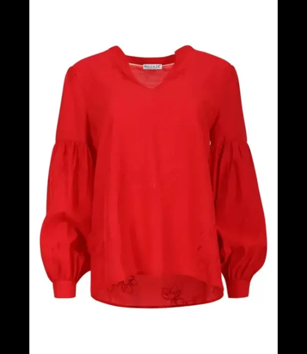 DAMES MAICAZZ Krony blouse Wl24.20.313 Rood