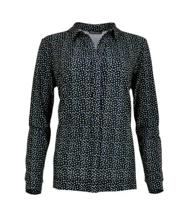 DAMES MAICAZZ Nisola-Blouse SP21.20.010 Dots Blue