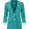 DAMES MAICAZZ Sp23.10.306 Erica -Blazer Smaragd