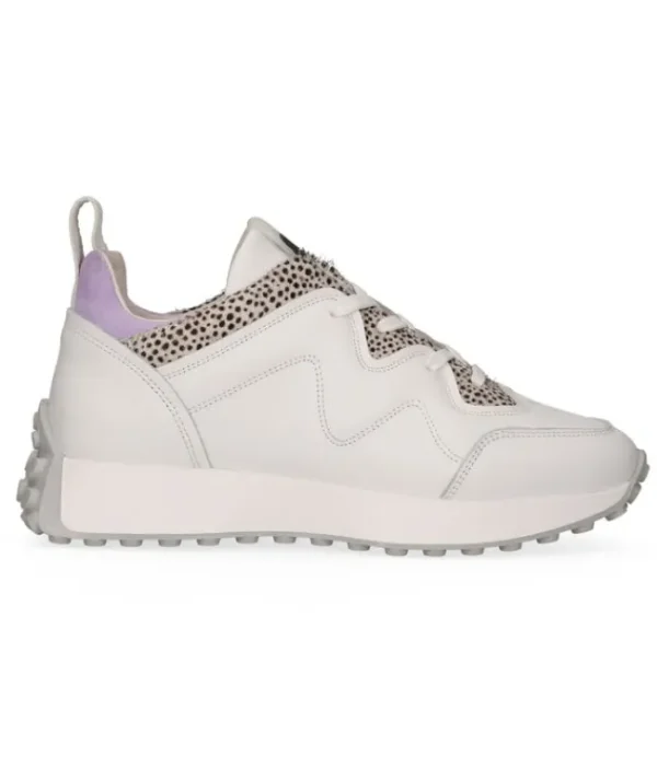 DAMES MARUTI Kian leather white/lilac pixel 66164202